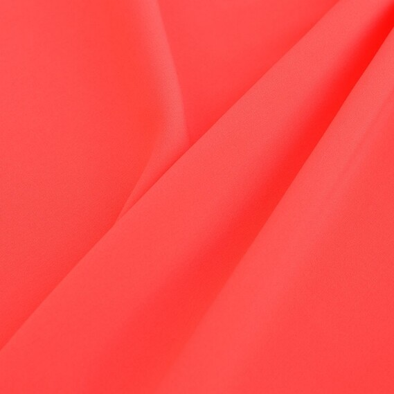 Ткань костюмная IDEIA Пикачо плотная 1,45 м Яркий коралл (2200003850963)