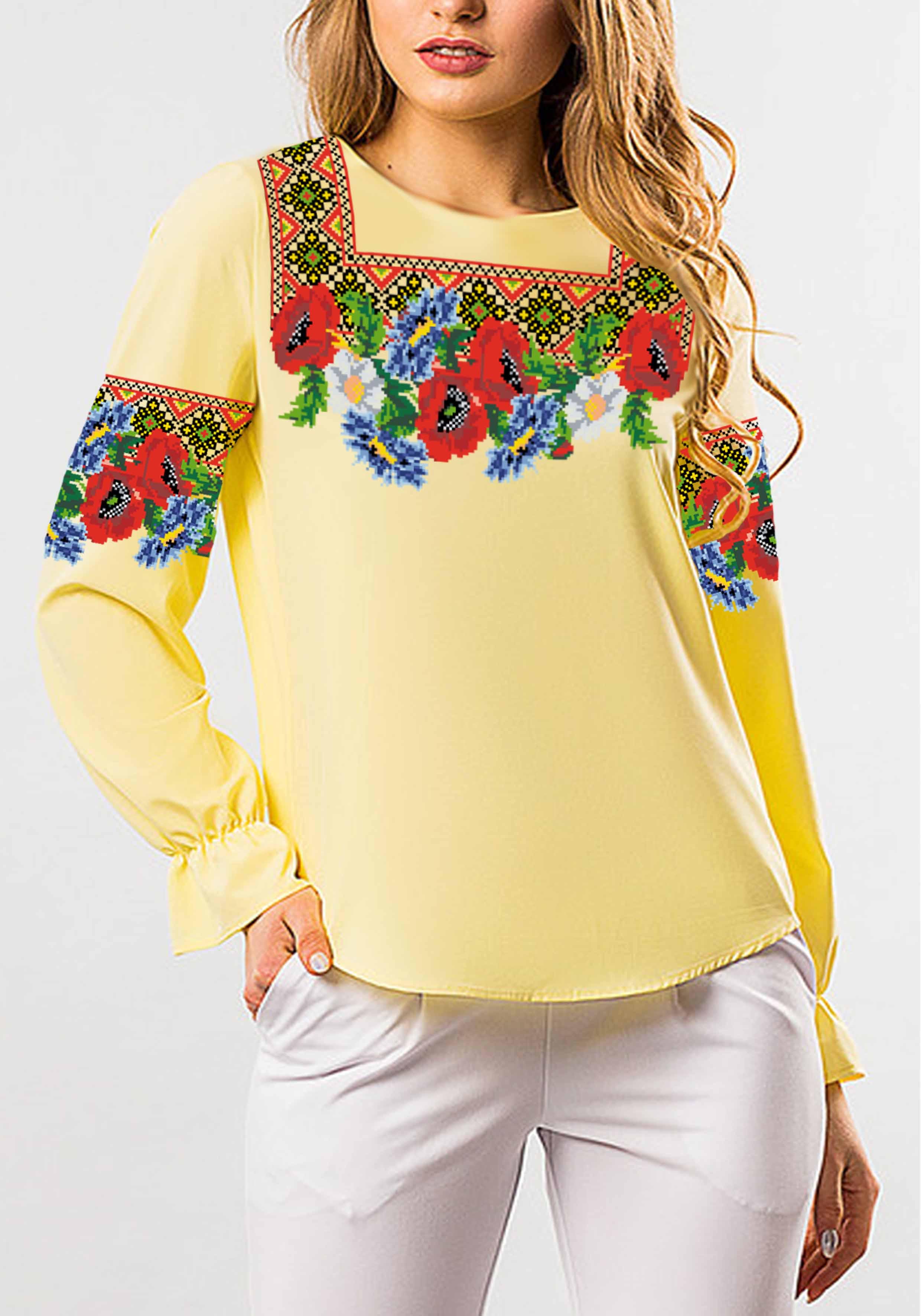 Заготовка для вишивки нитками/бісером габардин (СЖГ-143) Заготовка для вишивки нитками/бісером габардин (СЖГ-143)