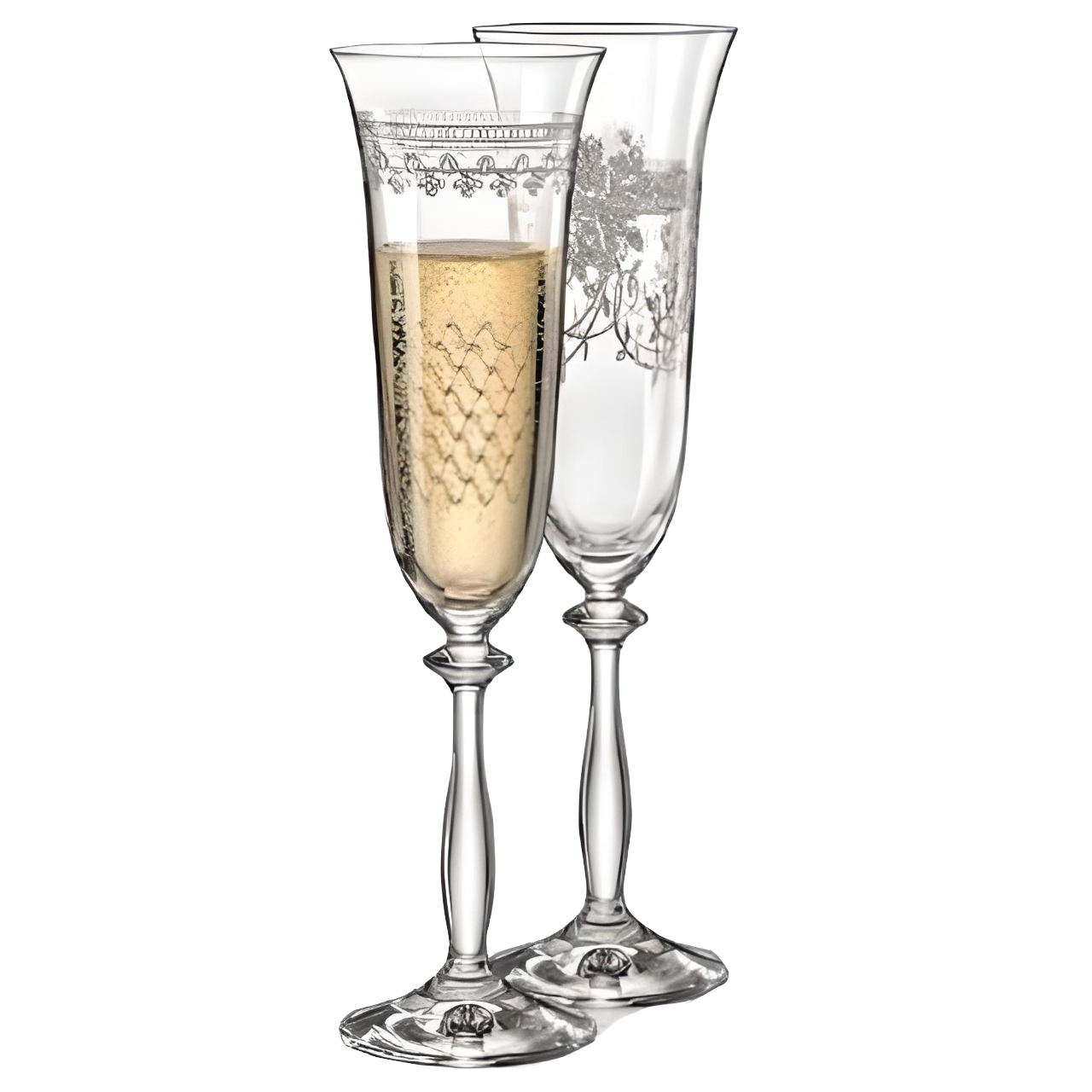 Фужеры для шампанского Bohemia Royal 190 мл 2 шт. (9246)