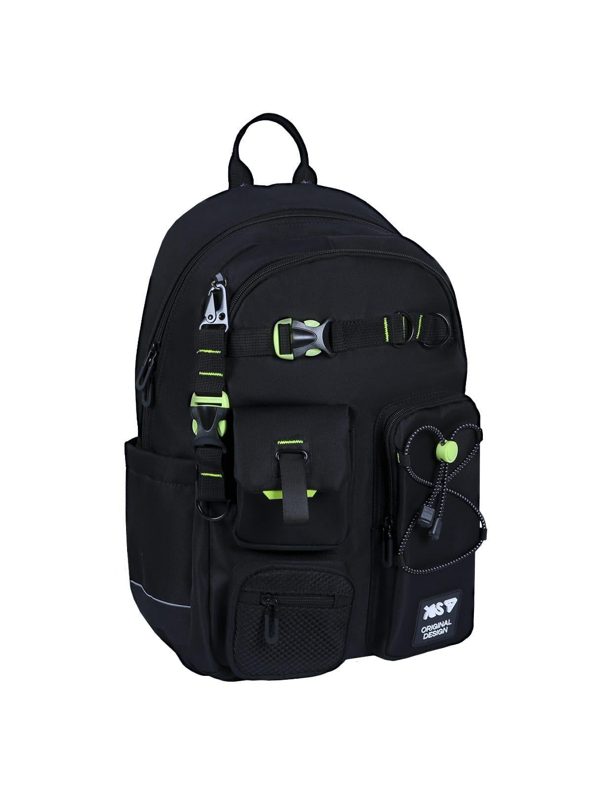 Школьный рюкзак YES TS-43L Just Black (550480)