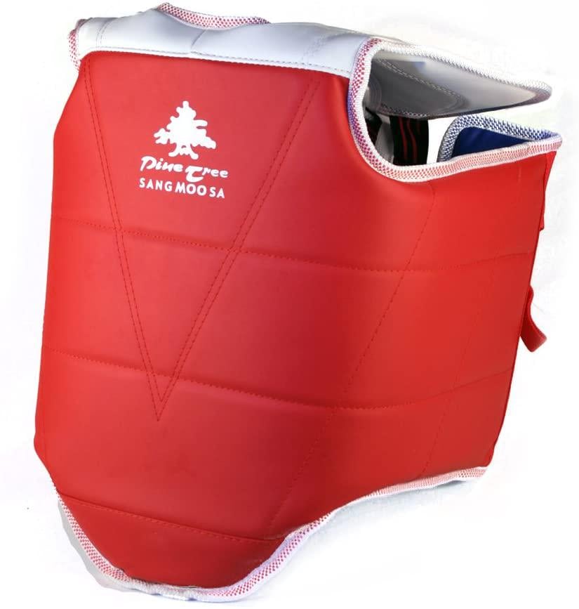 Жилет для тхэквондо Pine Tree Deluxe двухсторонний №1 Красный/Синий (32112)