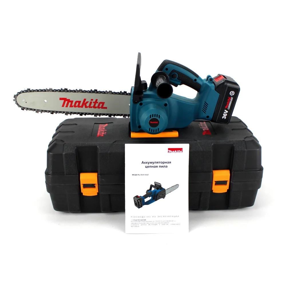 Пила цепная аккумуляторная Makita DUC122Z 36 В 6 А/час в кейсе