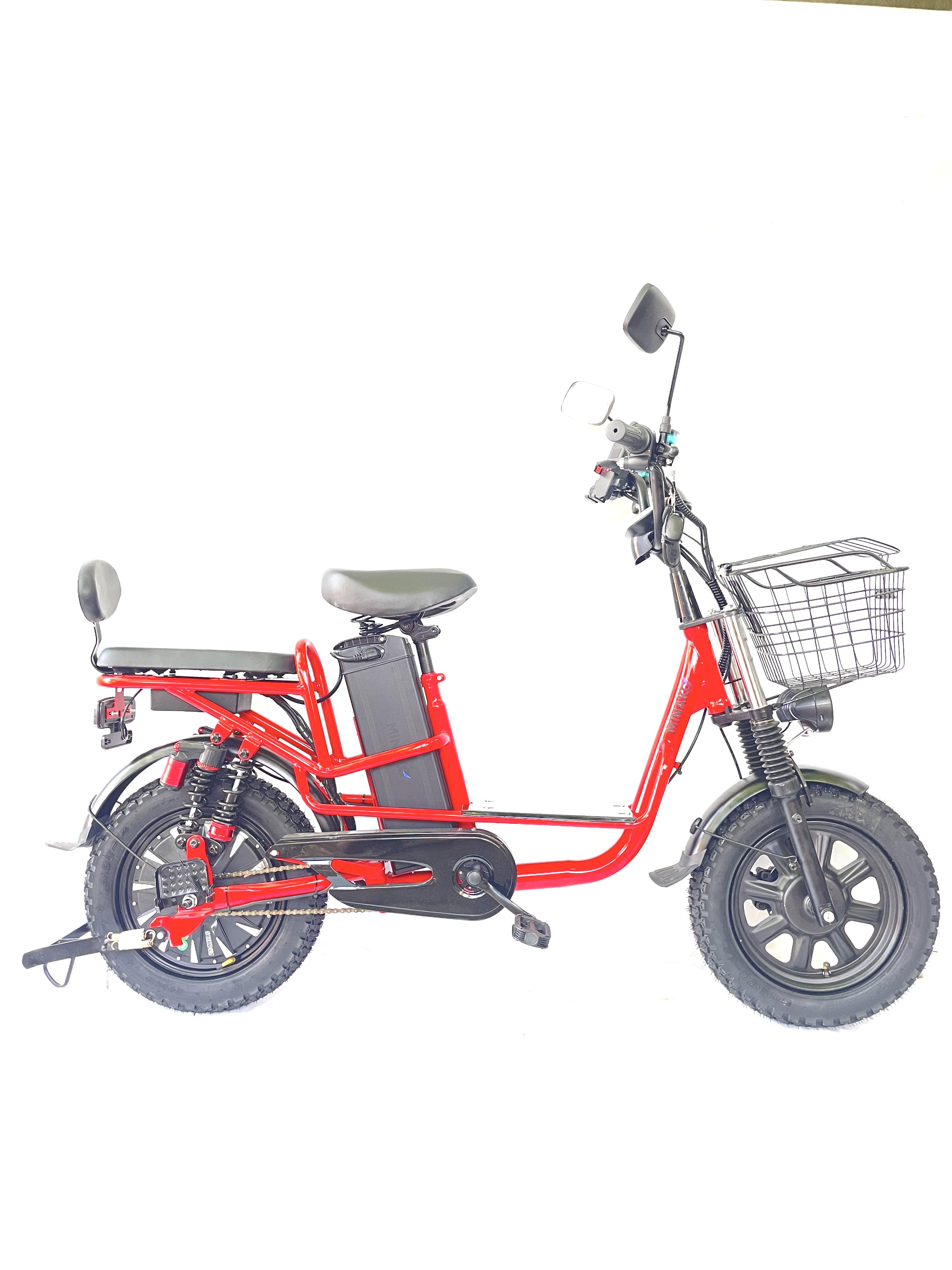 Электровелосипед с PASS-системой MINAKO Monster PRO 1000W 60V 30Ah Красный (ММ-100-60-30К)