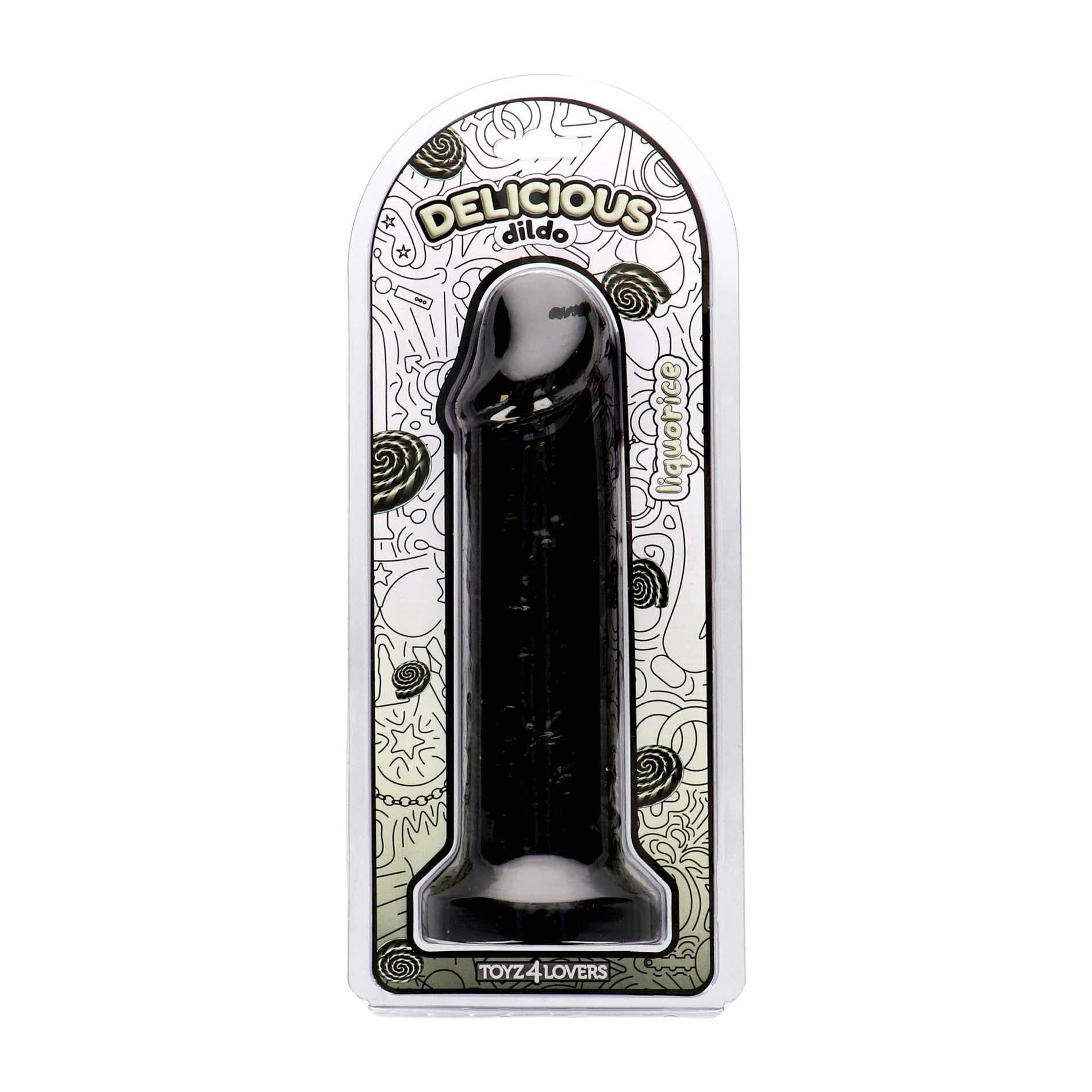 Фаллоимитатор с ароматом лакрицы Toyz4lovers Delicious Dildo Liquorice 25 см