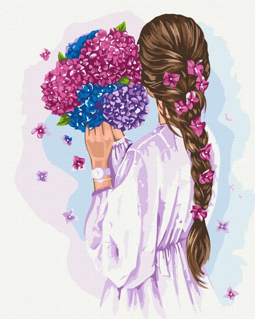 Картина за номерами Brushme Бузковий аксесуар 40x50 см (BS53279)