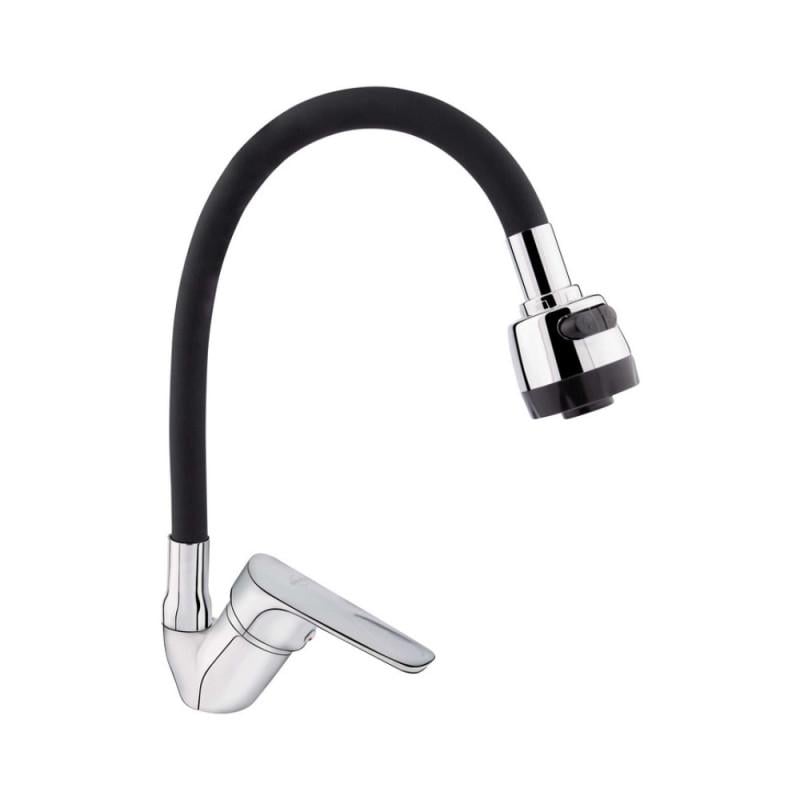 Смеситель для кухни Brinex 41C BRIN41C008BF с гибким изливом Черный (62701) Смеситель для кухни Brinex 41C BRIN41C008BF с гибким изливом Черный (62701)