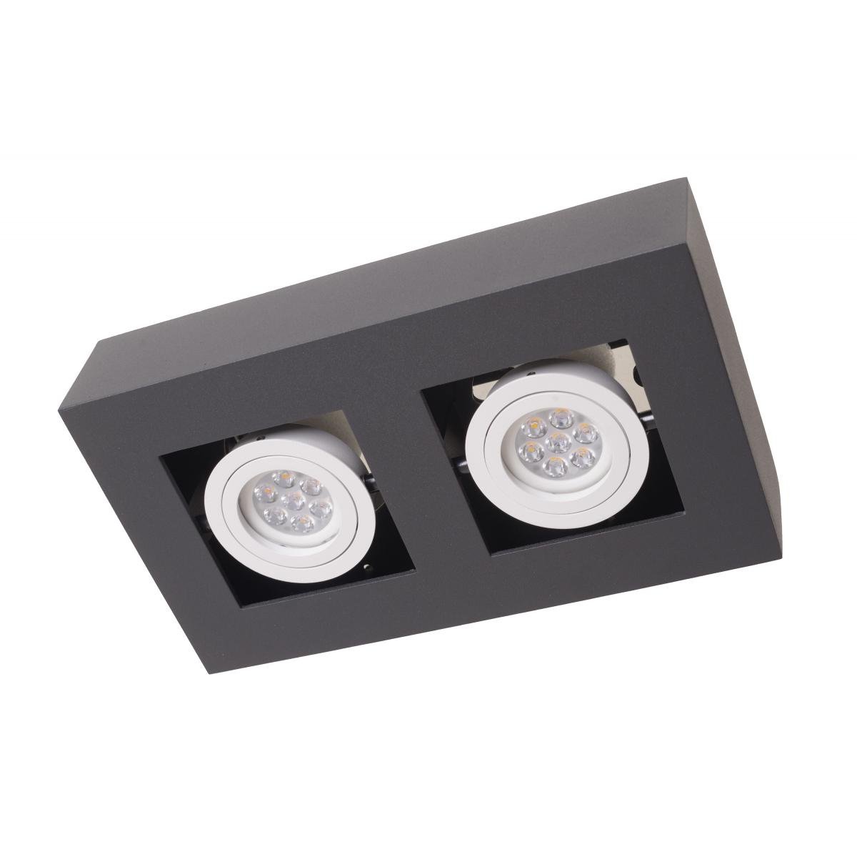 Подсветка тубус AL-728/2 GU10 BK IP20 (26-851)