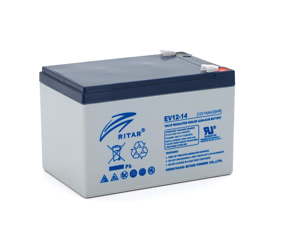 Акумулятор тяговий Ritar EV12-14 12V 14Ah F2 (2021583400) - фото 1 Акумулятор тяговий Ritar EV12-14 12V 14Ah F2 (2021583400) - фото 1