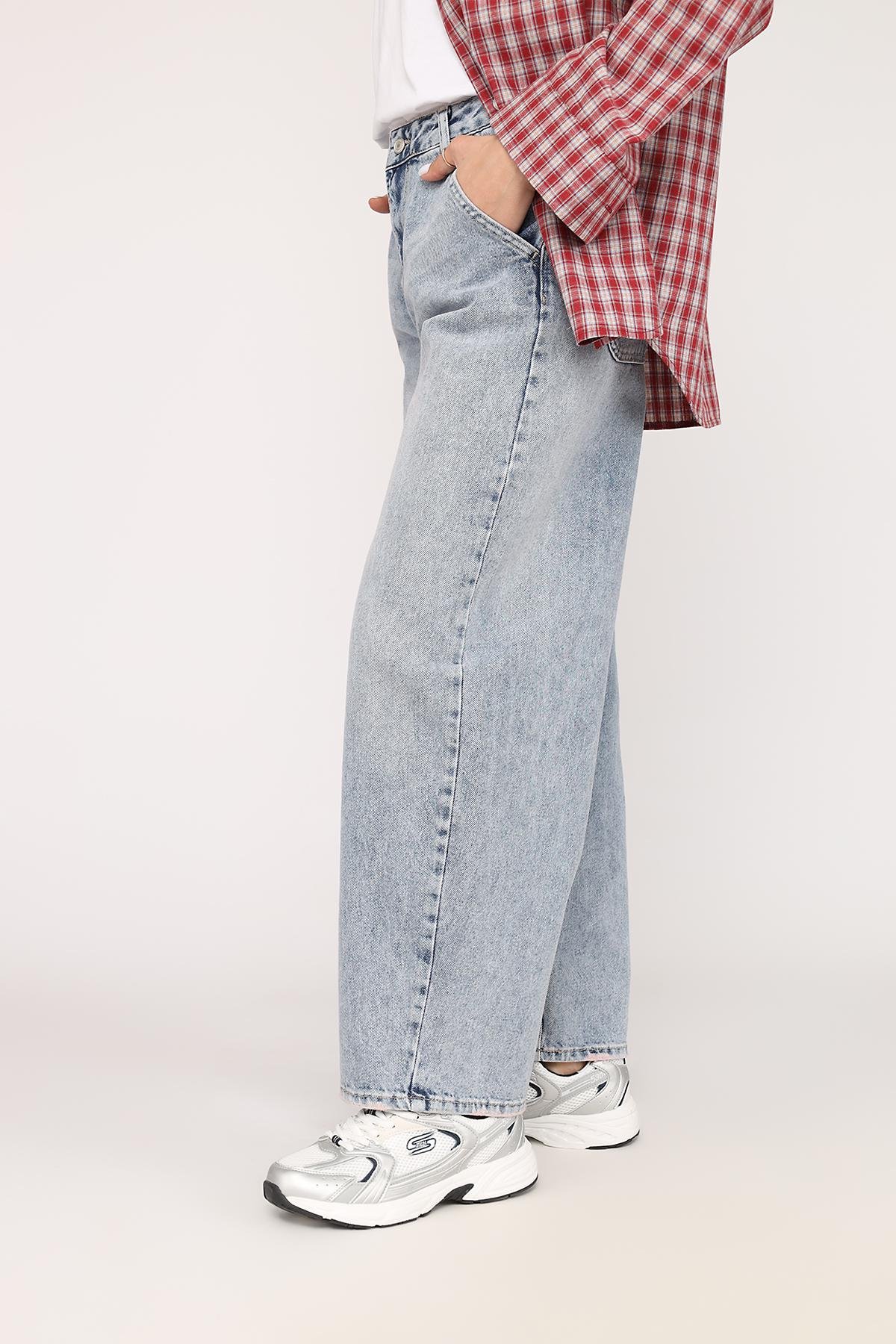 Джинси жіночі Skater ЦБ-00271105 р. 42 Блакитний (SKT001047833) - фото 5