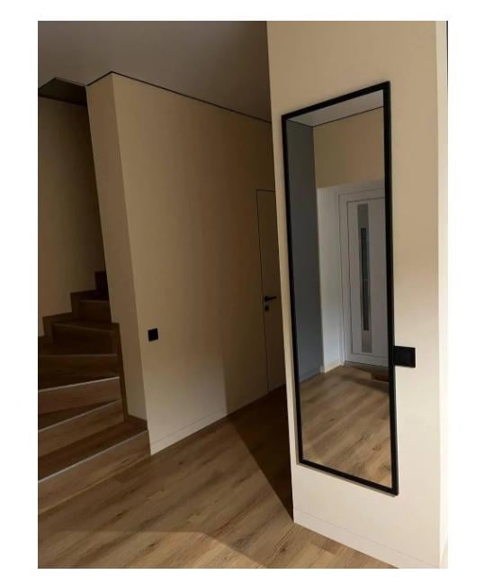 Дзеркало настінне 2290 в повний зріст в тонкій рамі 1800х800 мм Чорний (29367124) - фото 2 Дзеркало настінне 2290 в повний зріст в тонкій рамі 1800х800 мм Чорний (29367124) - фото 2