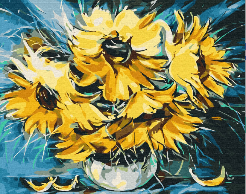 Картина за номерами Brushme Соняшники 40х50 см (BS53768) Картина за номерами Brushme Соняшники 40х50 см (BS53768)