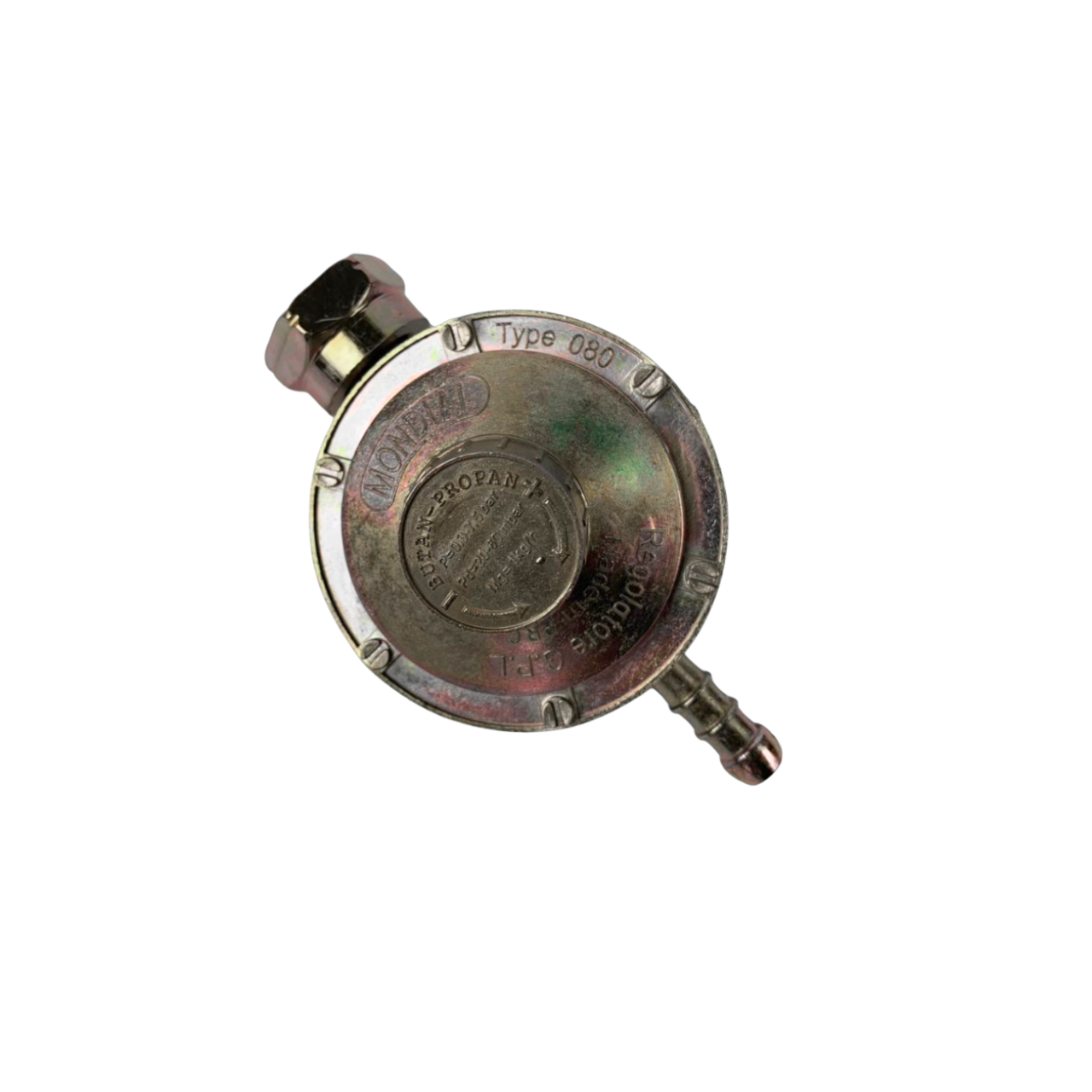 Газовый редуктор для пропана Mondial Type 080 20–60 мбар руглируемый W21.8 LH 9-10 мм