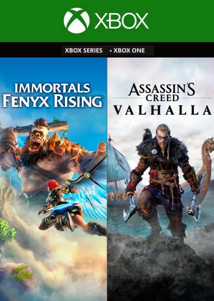 Ключ активації Assassin's Creed Valhalla та Immortals Fenyx Rising Bundle для Xbox One/Series (58688467)