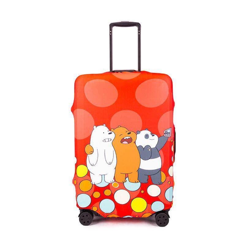 Чехол для чемодана Turister Bears Friends размер M Разноцветный