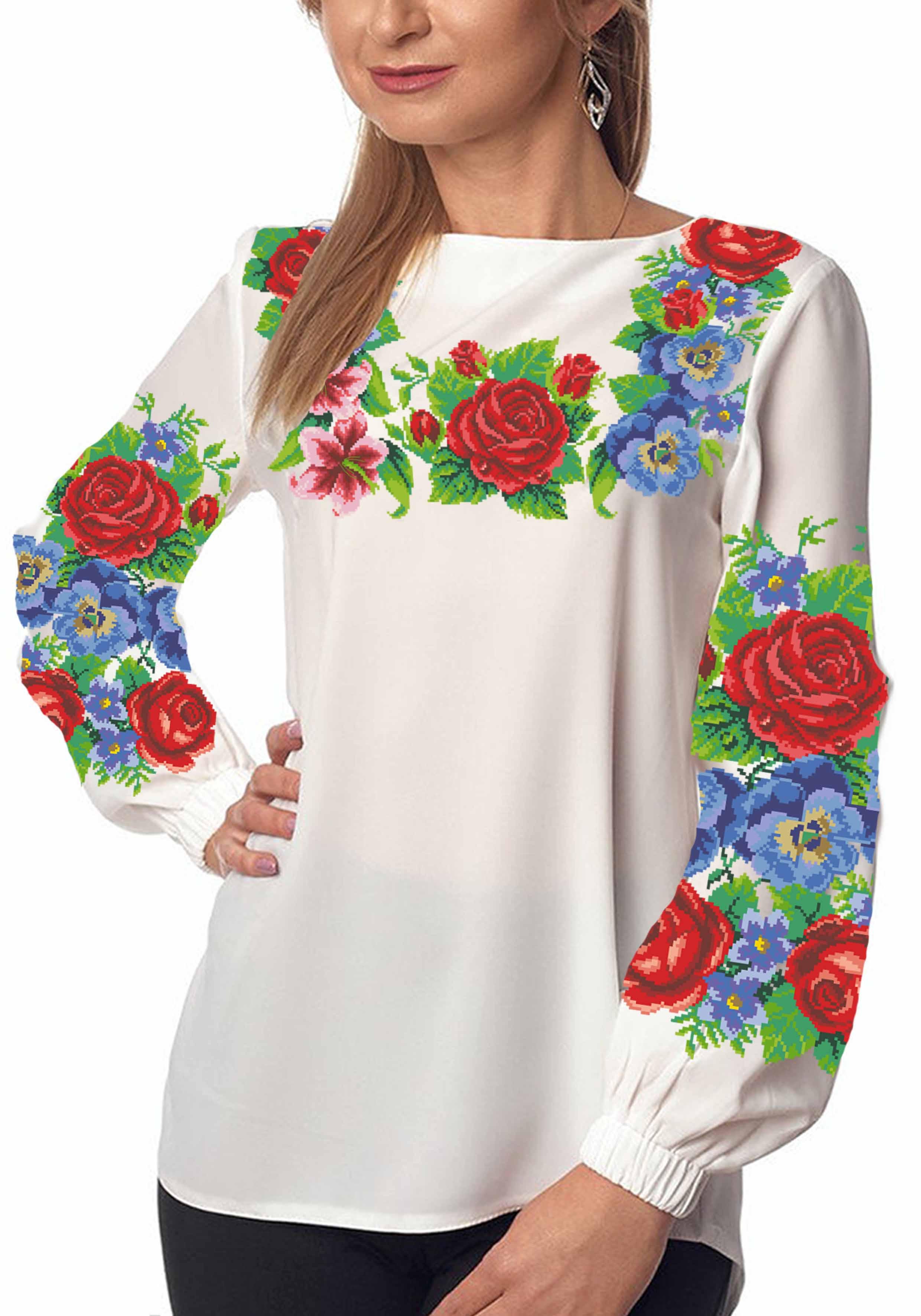 Заготовка для вишивки нитками/бісером габардин (СЖГ-152) Заготовка для вишивки нитками/бісером габардин (СЖГ-152)