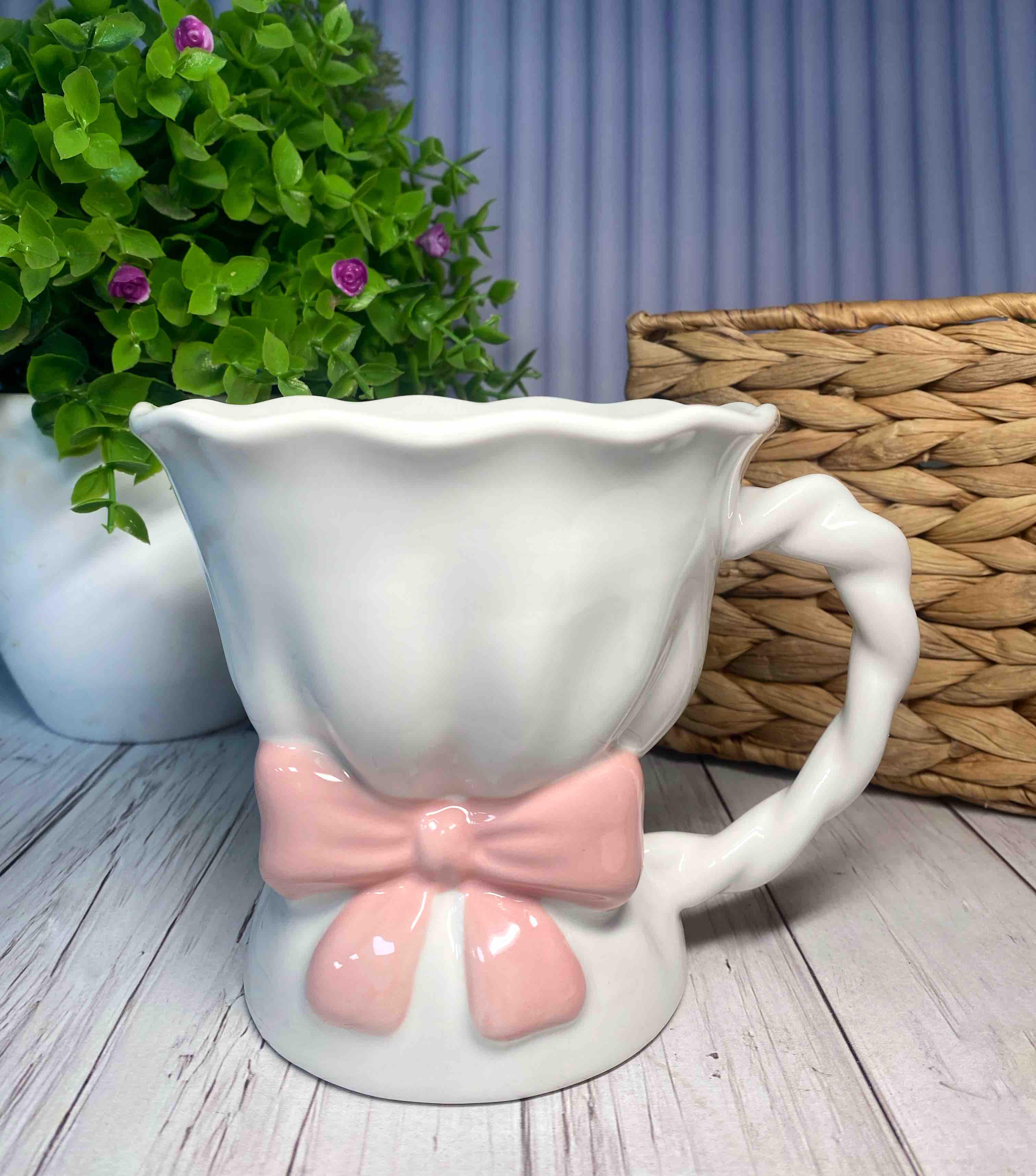 Чашка-кубок Бант 450 мл Розовый (60778)