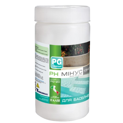 Засіб Barchemicals pH Minus для зниження pH 1,5 кг (PG-20.1.5)