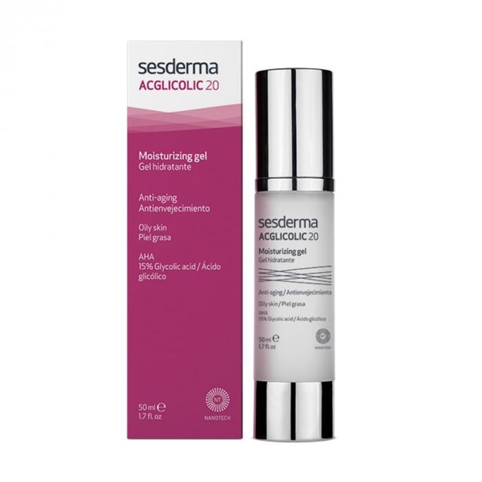 Гель зволожувальний Sesderma ACGLICOLIC 20 Moisturizing Gel 50 мл