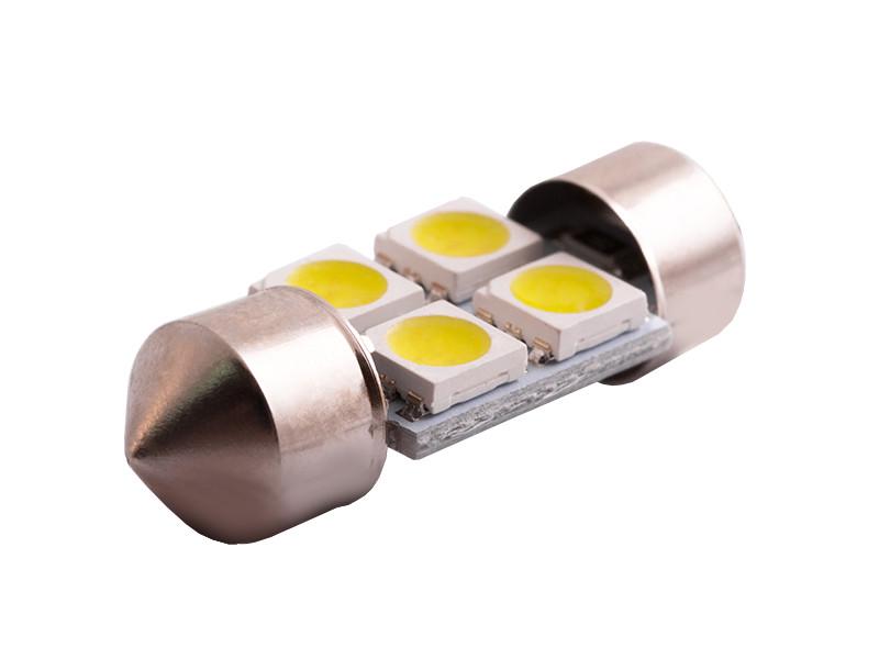 Автолампа светодиодная C5W SV8,5 24 В 31 мм SMD5050-4led Белый (759)