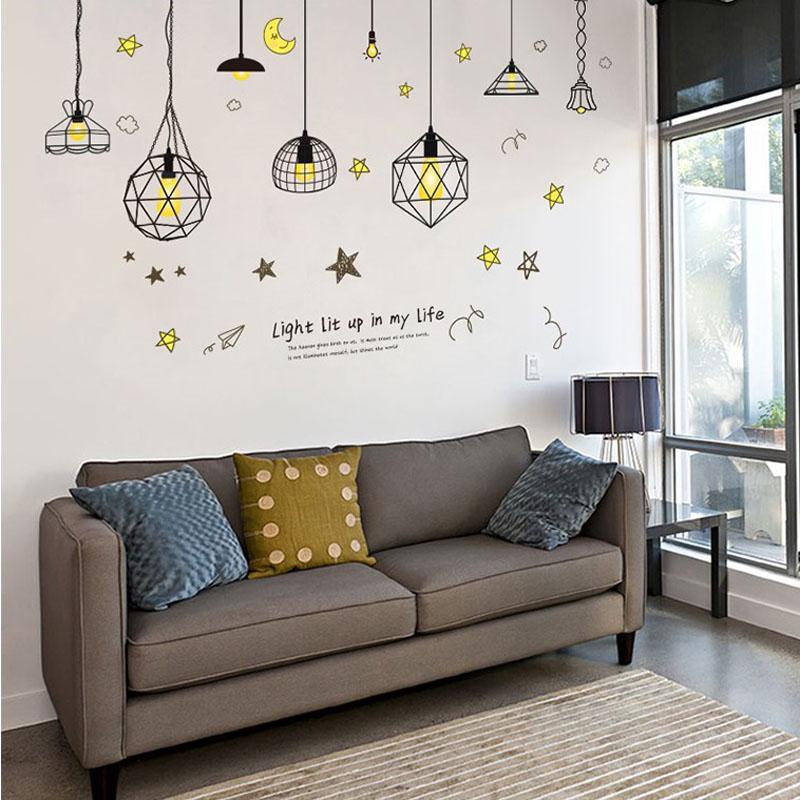 Наклейка интерьерная на стену Green Life Лампы 99х144 см (XL7230) - фото 3 Наклейка интерьерная на стену Green Life Лампы 99х144 см (XL7230) - фото 3