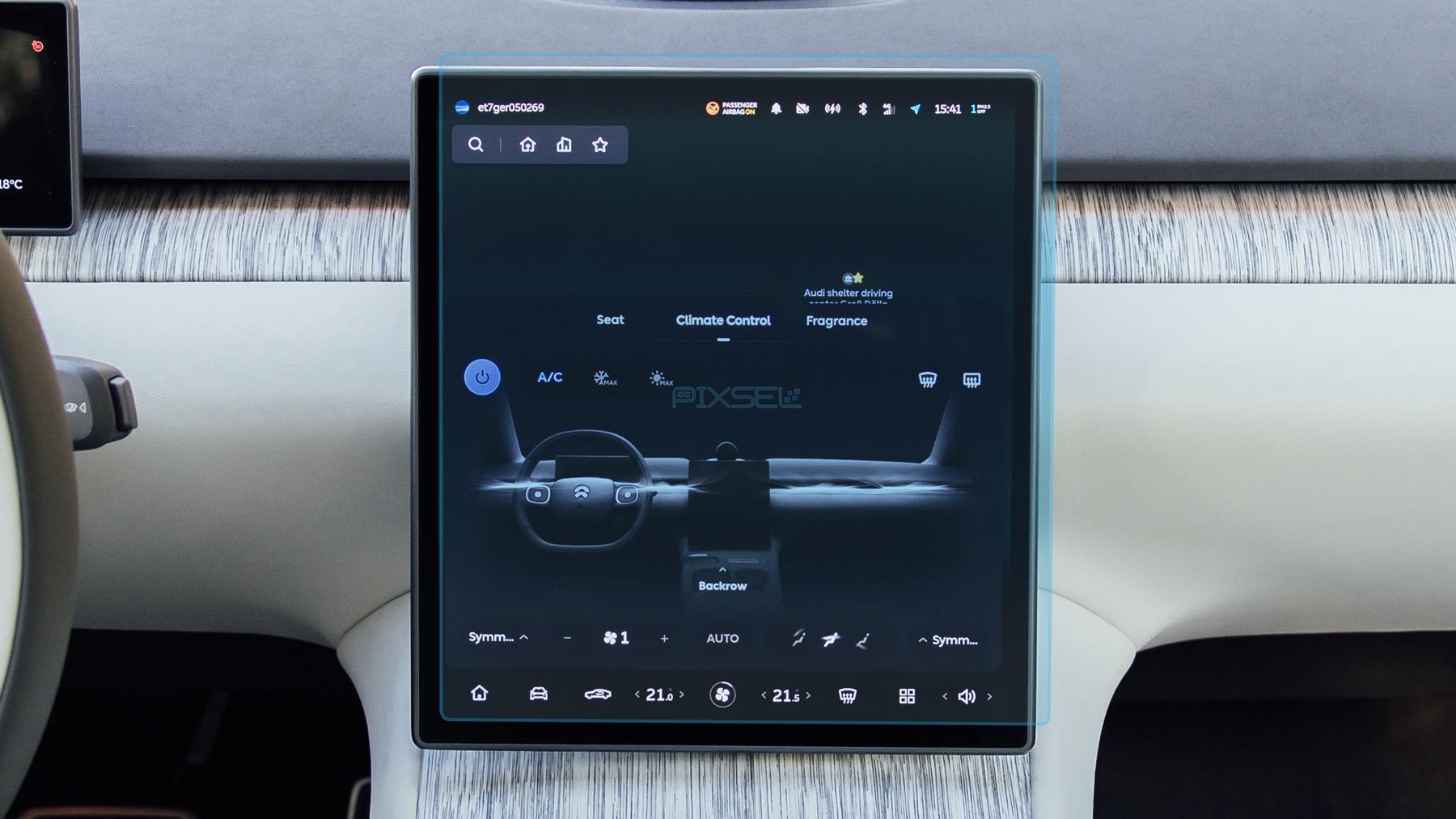 Захисне скло Pixsel гібридне матове на монітор Nio ET7 13,5“ 2022
