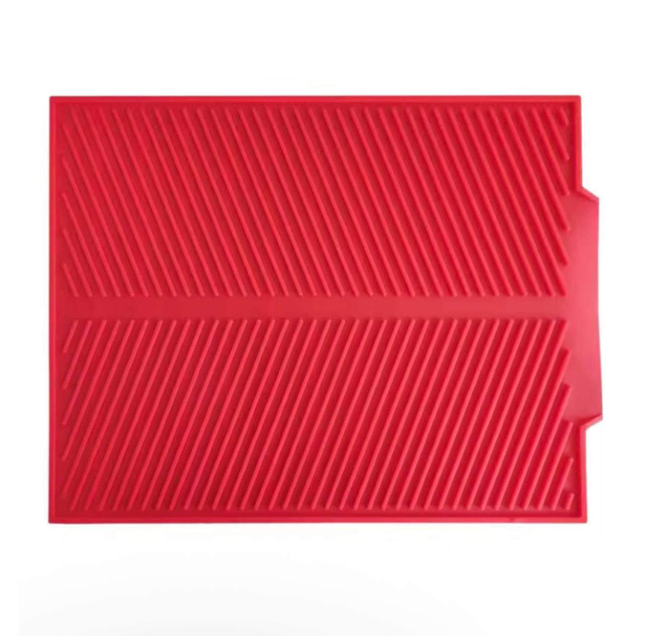 Килимок силіконовий для сушіння посуду Червоний (5453649e)
