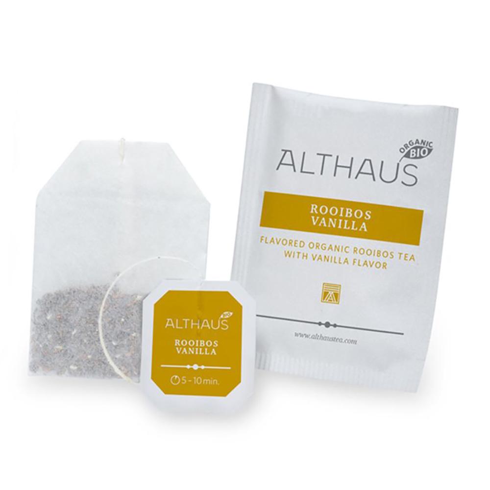 Чай травяной Althaus Rooibosh Vanilla Deli Packs пакетированный 20 пакетиков - фото 3 Чай травяной Althaus Rooibosh Vanilla Deli Packs пакетированный 20 пакетиков - фото 3
