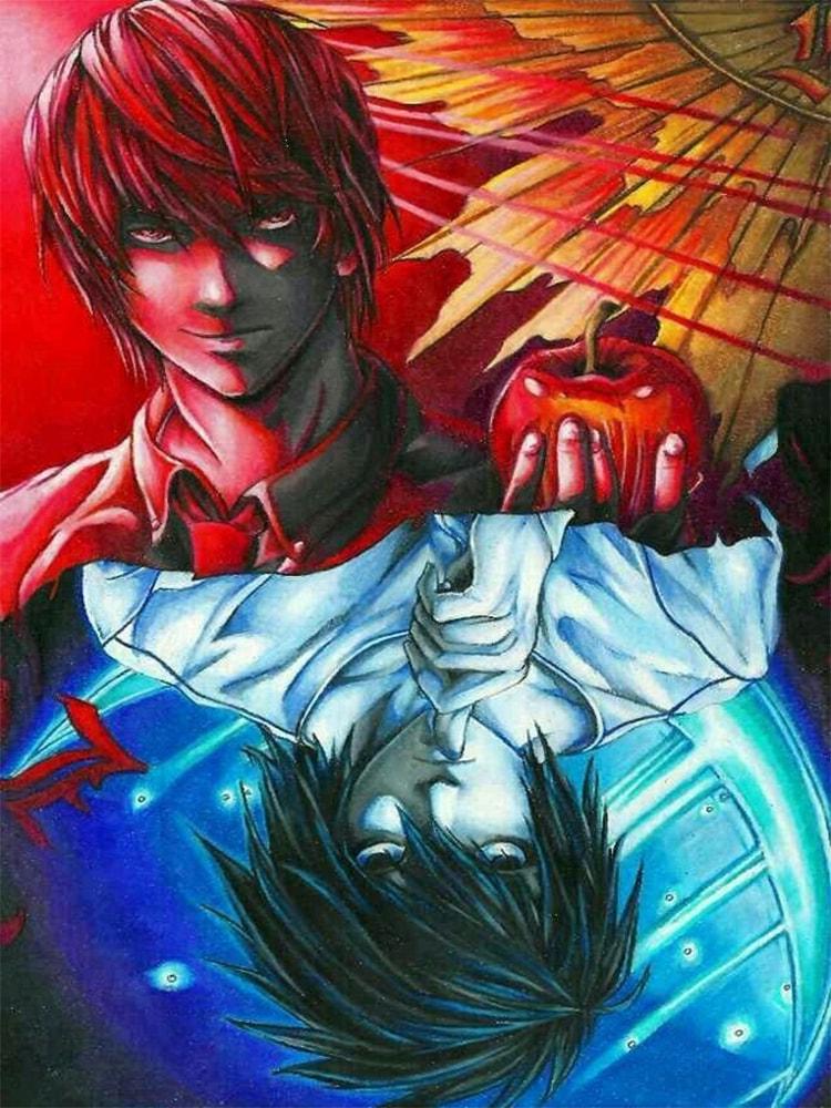 Алмазная мозаика SHLab Аниме Death Note Ягами и Эл SH-32709 30x40 см (32709)