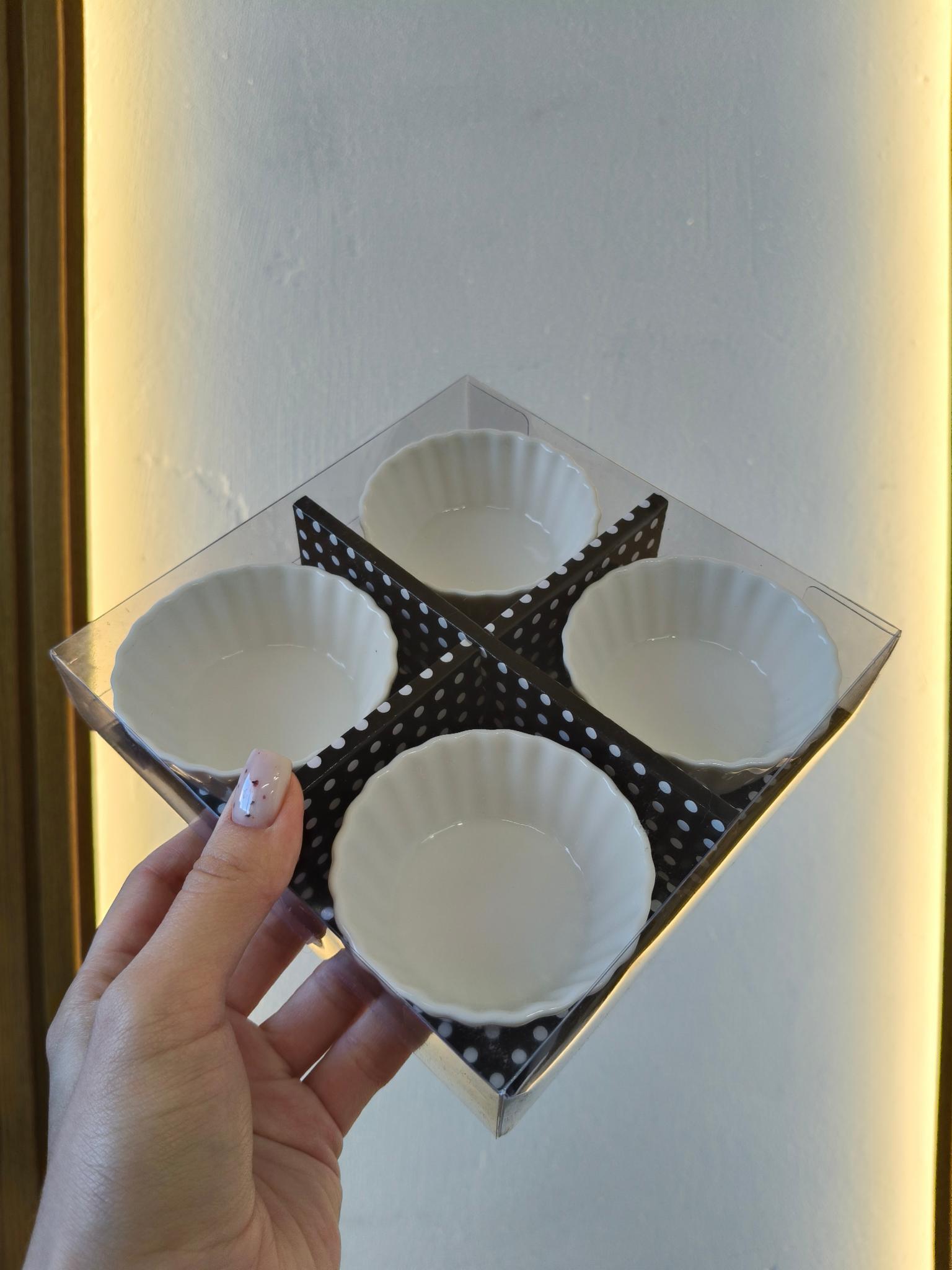 Набір соусників Фігурний порцеляна 7,5х3 см 4 шт. (25410939) - фото 8 Набір соусників Фігурний порцеляна 7,5х3 см 4 шт. (25410939) - фото 8