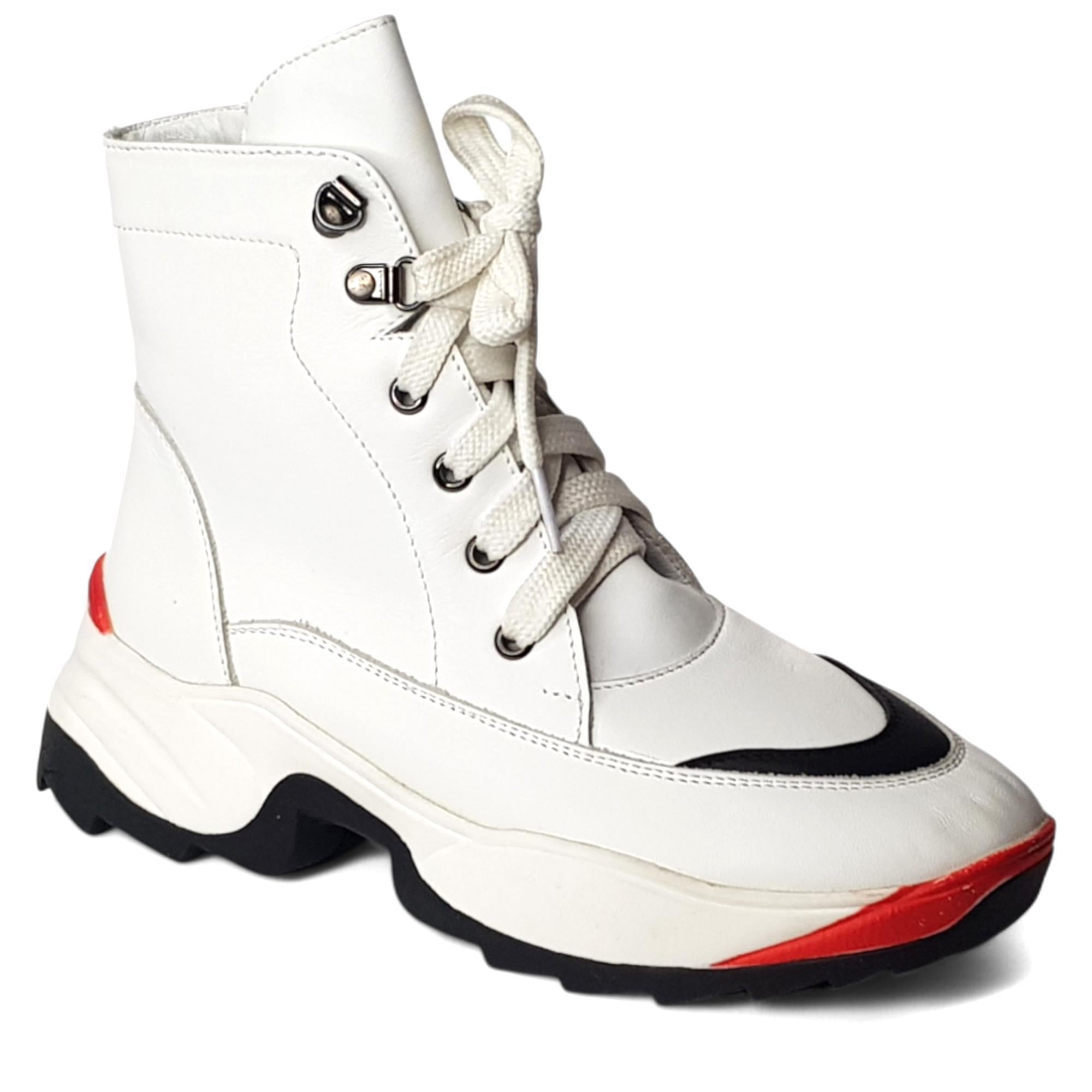 Ботинки женские осенние Larsena повседневные р. 37 Белый (056406-37)