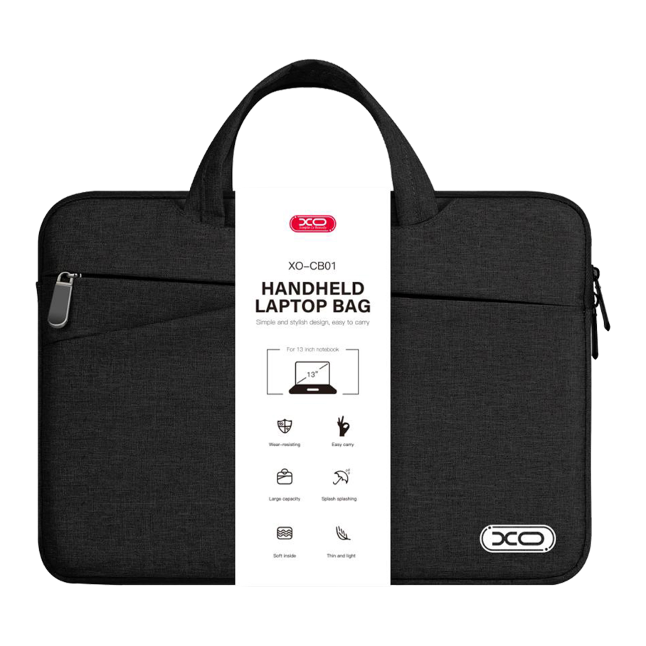 Сумка для ноутбука Xo CB01 13" Черный (ЦУ-00040671)