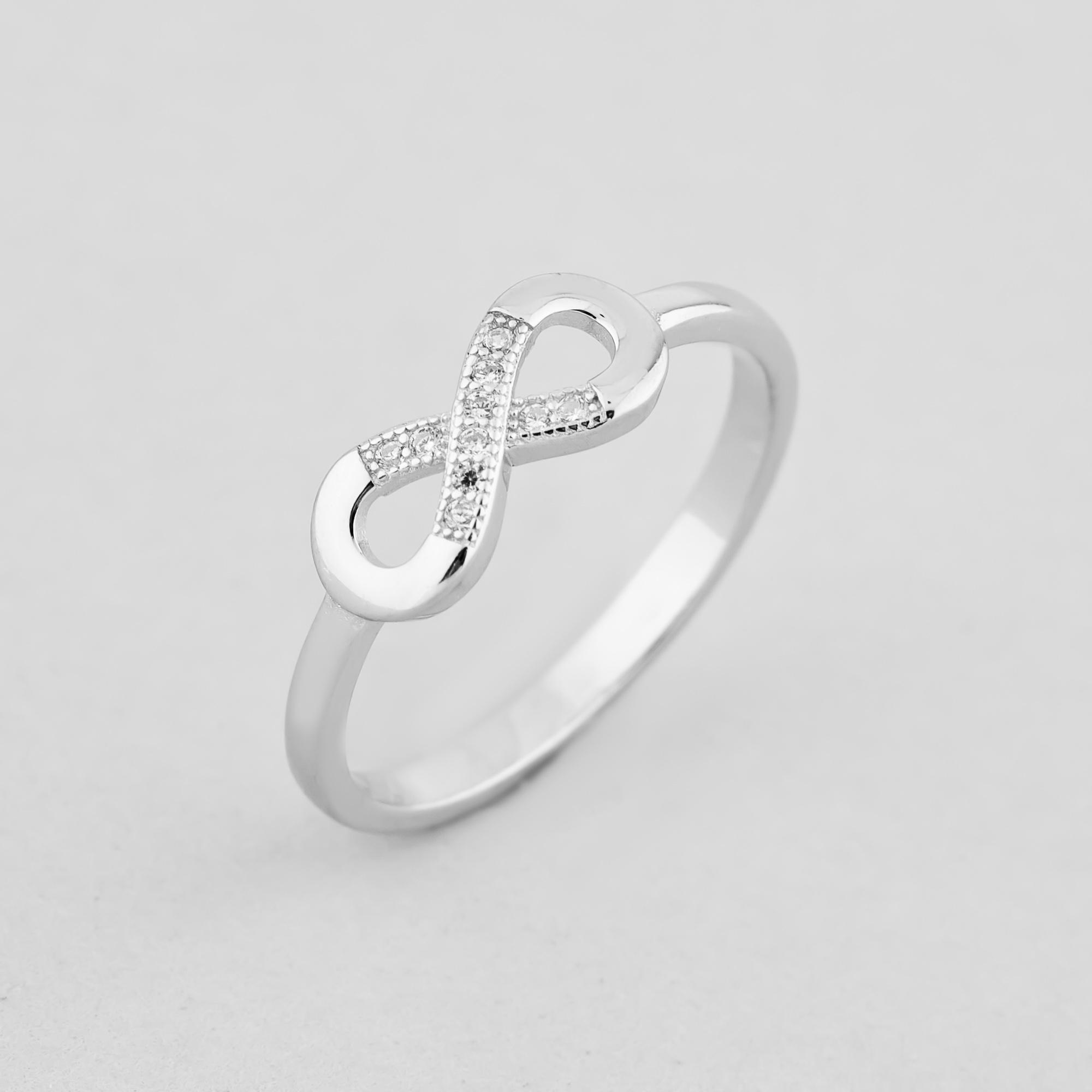 Серебряное кольцо Minimal Бесконечность р. 16,5 (15536)