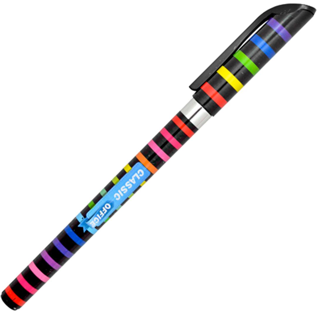 Ручка гелева GP-718 Чорний 5 шт. (STE-ST01081)