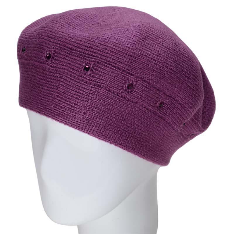 Берет женский Lirus Лорен двойной полушерстяной Сиреневый (119050)