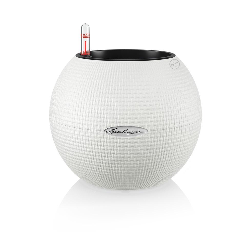 Умный горшок Lechuza Puro Color 20 круглый 1,2 л 20x16 см Белый