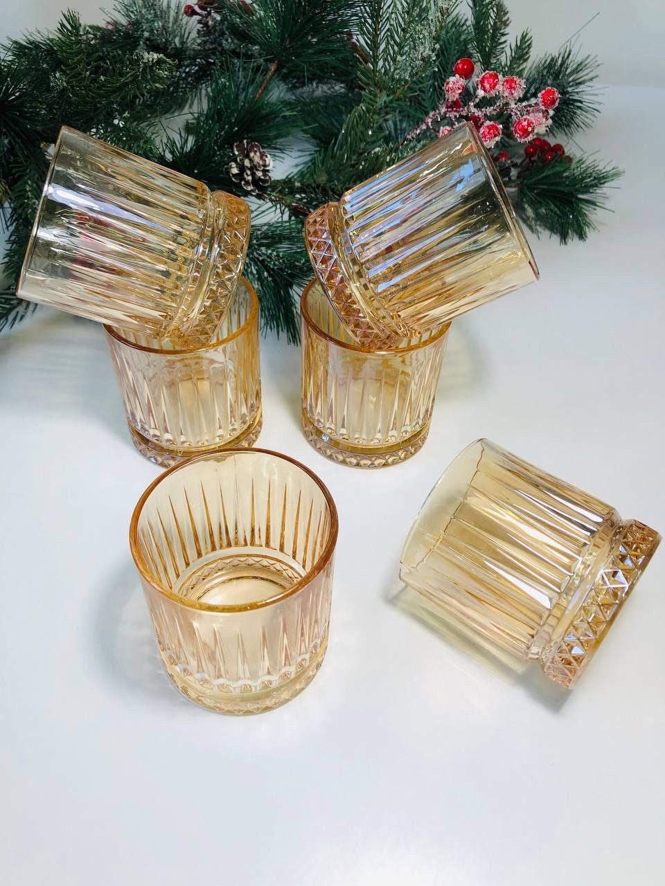 Набор стаканов для виски Бандл 230 мл 6 шт. Янтарный (21-102-325) - фото 5 Набор стаканов для виски Бандл 230 мл 6 шт. Янтарный (21-102-325) - фото 5