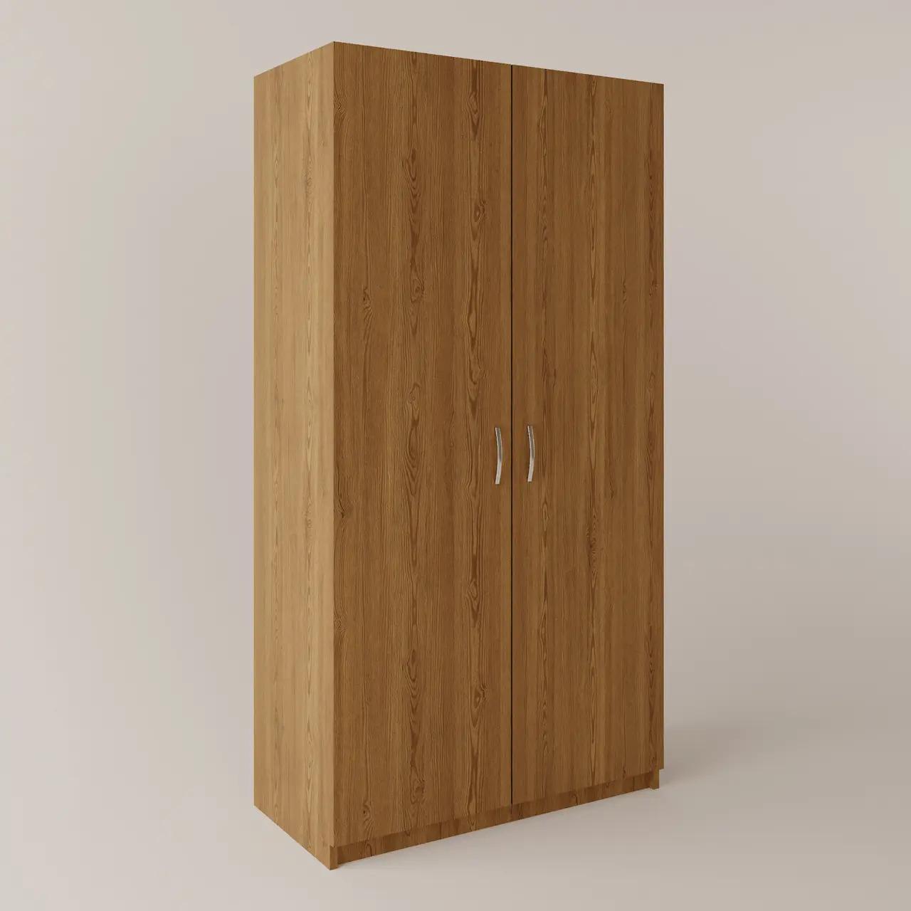 Шкаф для одежды с полками и штангой 1950х800х520 мм Дуб родос темний - фото 2