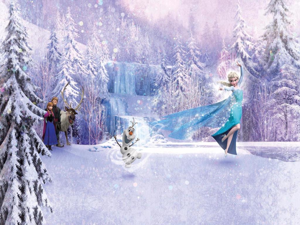 Фотообои на бумажной основе Komar 8-499 Frozen Forest 254х368 см (2000000466163)