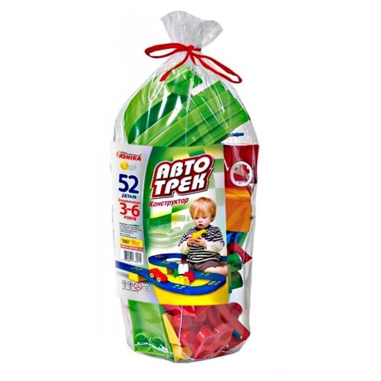 Конструктор детский Автотрек 70255 паяный пакет 52 детали (47266)