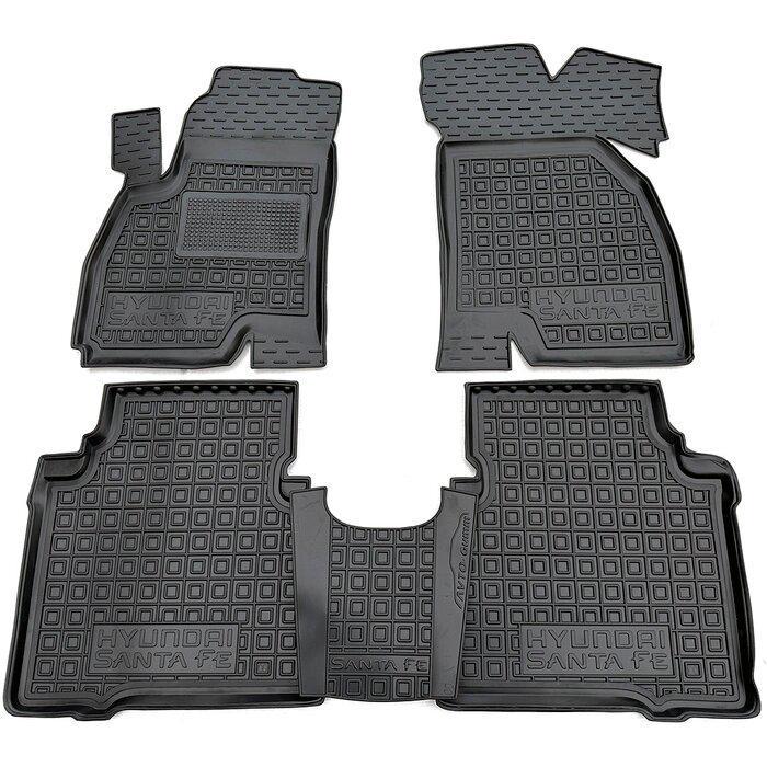 Коврики автомобильные AVTO-Gumm Hyundai Santa Fe I 01-06 Черный (12020)