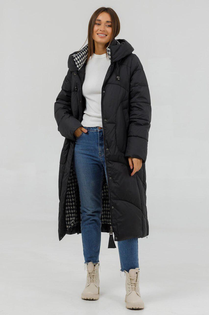 Пуховик жіночий 216a р. 44 Чорний Пуховик жіночий 216a р. 44 Чорний