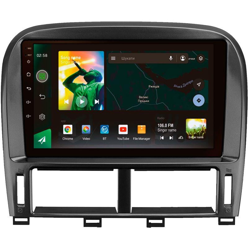 Автомагнітола штатна Sigma X9464 4/64 GB 4G DSP для Lexus LS430 XF30 LS 430/Toyota Celsior XF30 F2 2000-2006 L2 9" (AR-86352)