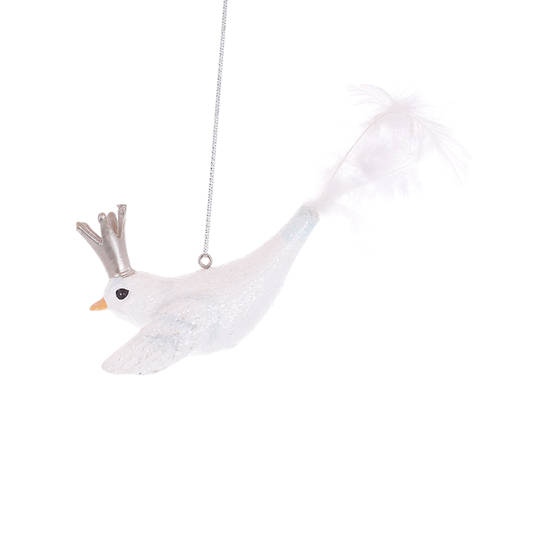 Подвеска новогодняя декоративная BonaDi Птичка 2 (838-474)