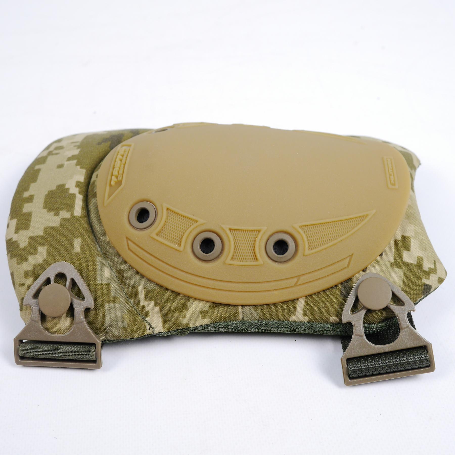 Наколінники військові захисні/ударостійкі/швидкознімні Піксель - фото 2