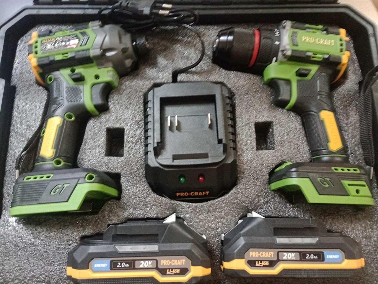 Набор аккумуляторных инструментов Procraft PA214SET шуруповерт и винтоверт 2 АКБ - фото 6