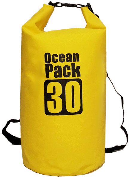 Герморюкзак Ocean Pack з шлейкою на плече 30 л Yellow (HP50350)