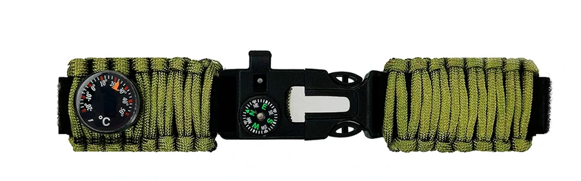 Ремінець паракордовий багатофункціональний Army Green (3728)