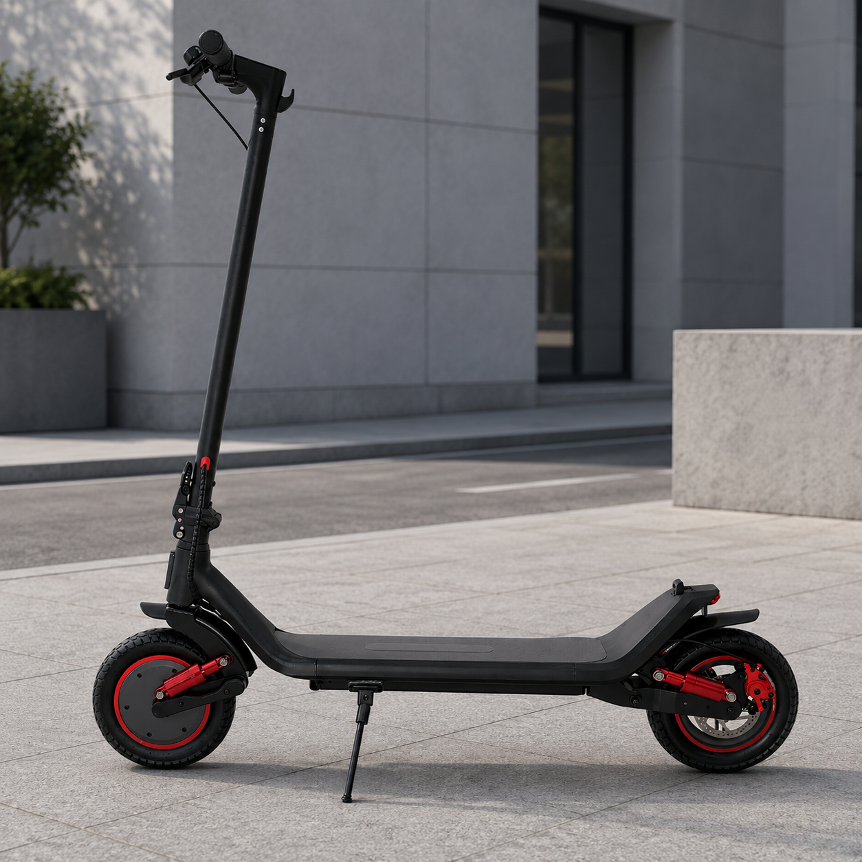 Электросамокат Forte M1 MAX 30 км/ч 10 Ач 10" 500 Вт 120 кг передний и задний свет Черный