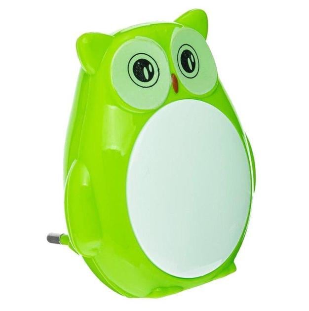 Ночник Lemanso Кошка от розетки Зеленый (NL113)