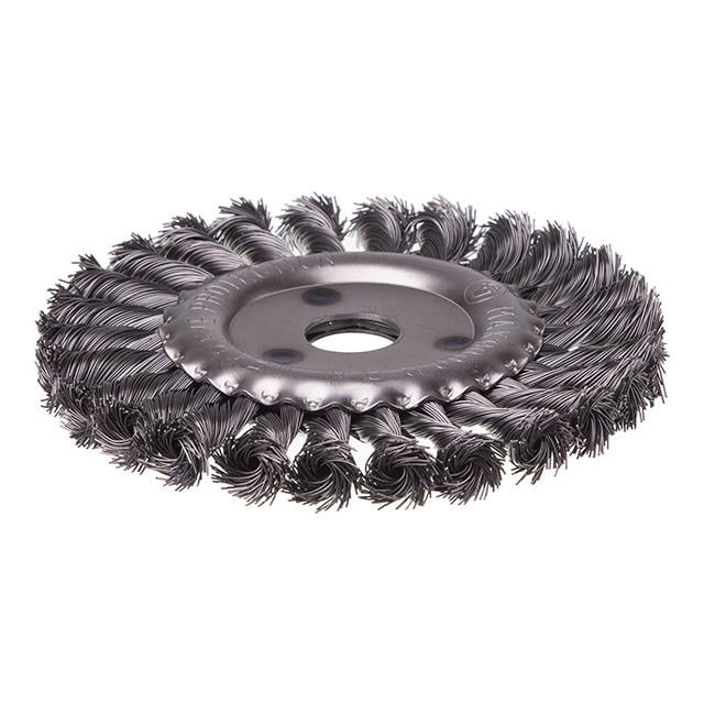 Щітка кільцева Intertool 150x22,2 мм пучки крученого дроту (BT-7150)